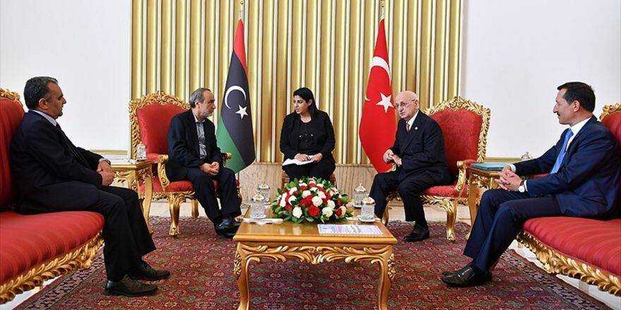 Tbmm Başkanı Kahraman, Libya Yüksek Devlet Konseyi Başkanını Kabul Etti