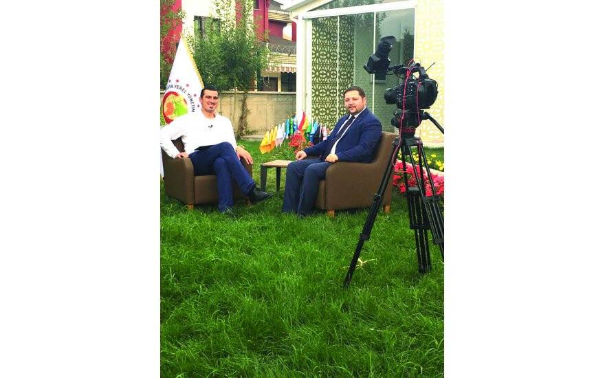 BAŞKAN TAHSİN OĞUZHAN ŞAHİN TV ÇEKİMLERİNDE