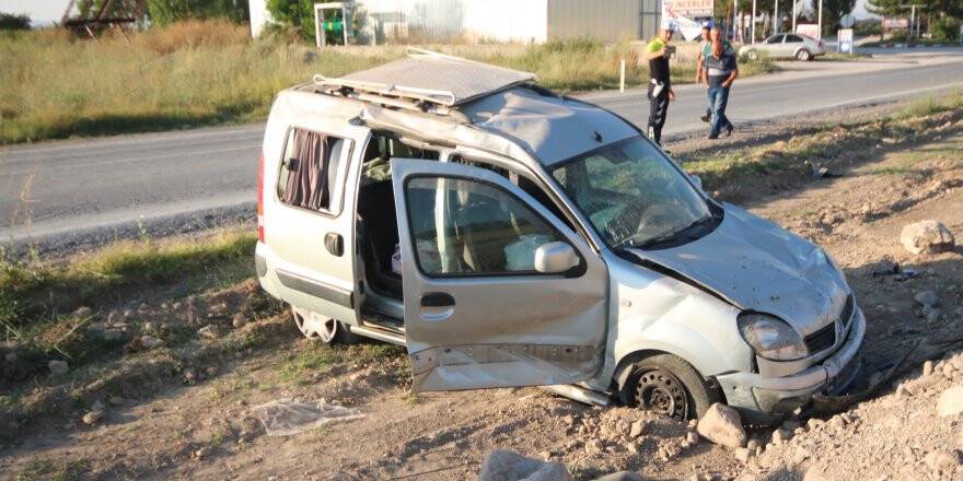 Konya'da cenaze dönüşü kaza: 5 yaralı