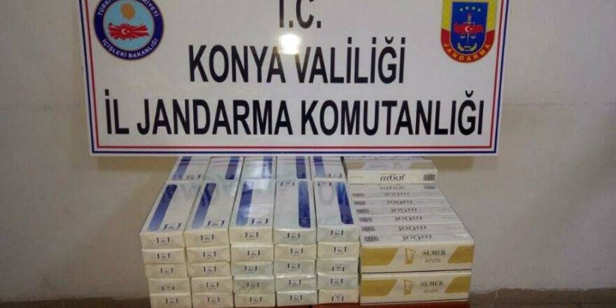 Yolcu otobüsünde 740 paket kaçak sigara ele geçirildi