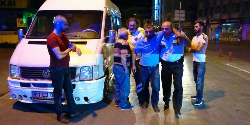 Sürücü direksiyon başında sızdı