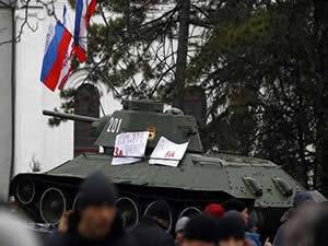 Kırım Parlamentosu İşgal Edildi