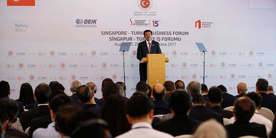 Ekonomi Bakanı Zeybekci: Singapur İle 2 Milyar Dolarlık Dış Ticaret Hedefi