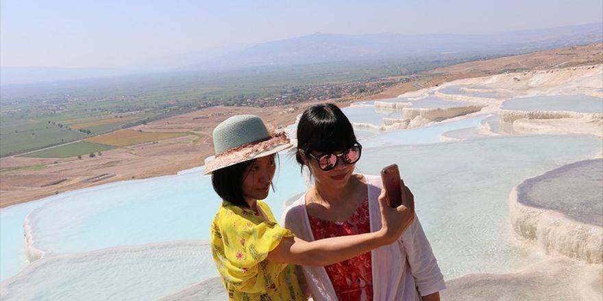 Pamukkale'de Doluluk Bayram Tatilinin Etkisiyle Yüzde 90'lara Ulaştı