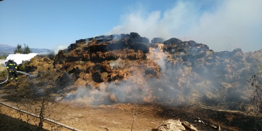 Konya’da 2 bin adet saman balyası yandı