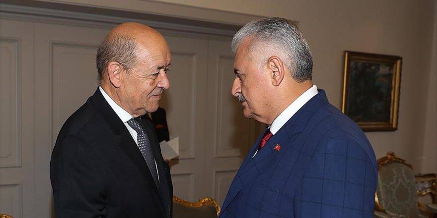 Başbakan Yıldırım, Fransa Dışişleri Bakanı'nı Kabul Etti