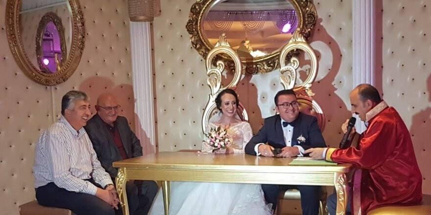Çağlar ile Dilek’in mutlu günü