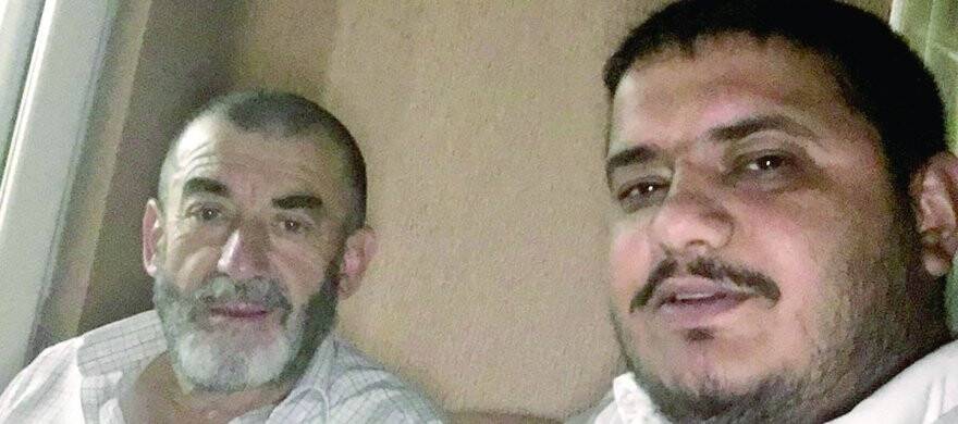 Mehmet Ünal hacdan gelen eniştesini ziyarette