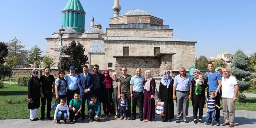 Madenciler Mevlana Müzesini gezdi 