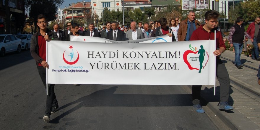 Konya’da "Dünya Yürüyüş Günü" gerçekleşti