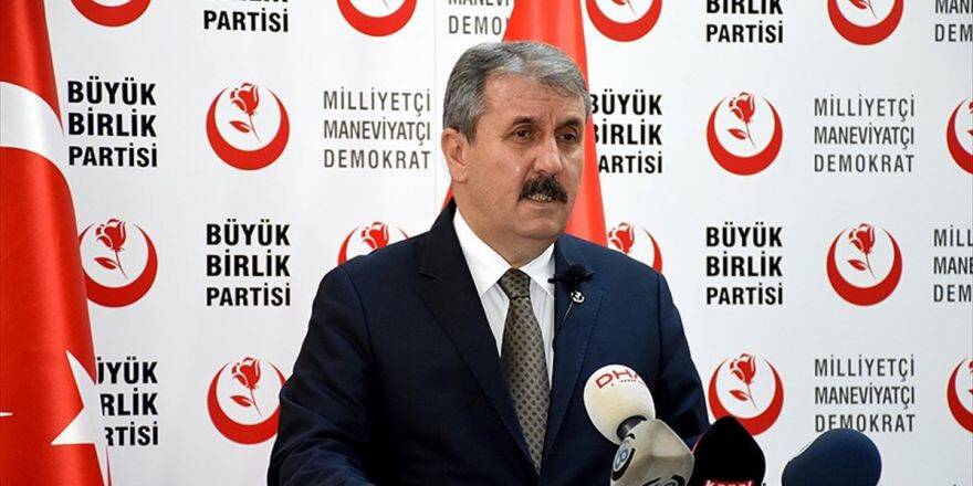 Bbp Genel Başkanı Destici: Abd İle Vize Sorununun Müsebbibi Türkiye Değildir
