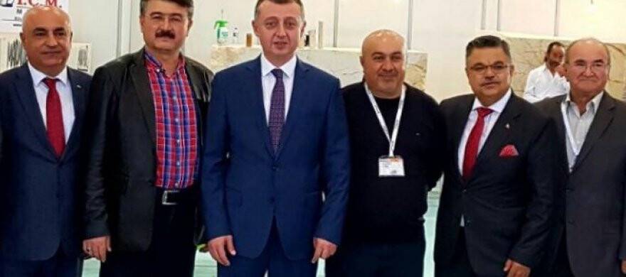 İ.Ç.M. MADENCİLİK REYONUNA VALİ VE BELEDİYE BAŞKANINDAN ZİYARET