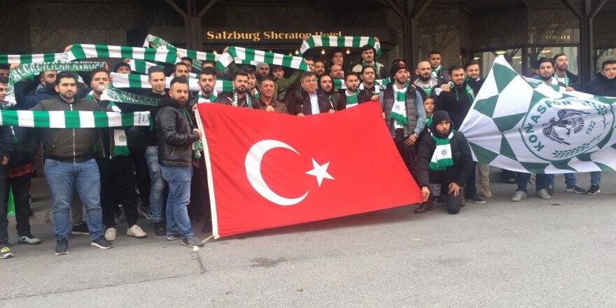 Konyaspor taraftarı Salzburg’da