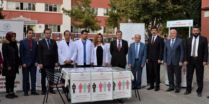Konya'da organ bağışı için seferber oldular
