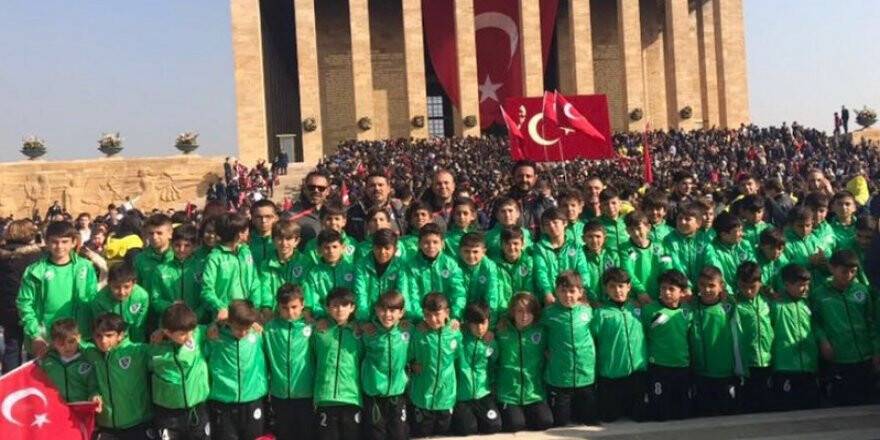 Konyaspor’un gençleri, Anıtkabir’de