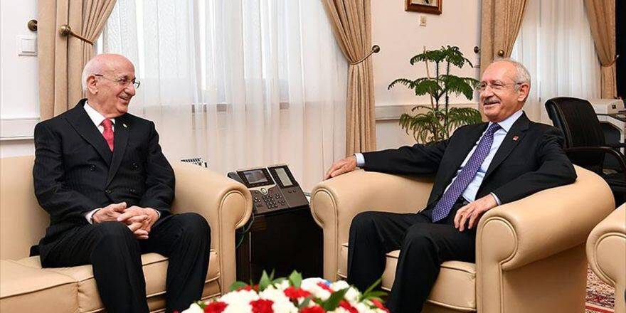 Tbmm Başkanı Kahraman, Kılıçdaroğlu'nu Ziyaret Etti