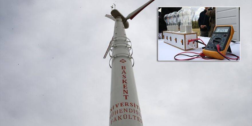 Türk Tasarımı Rüzgar Türbini Çalıştırıldı