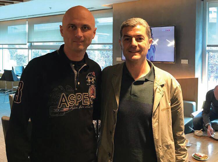 MEHMET SOYLU, MARSİLYA MAÇININ HAKEMİ İLE BİRLİKTE