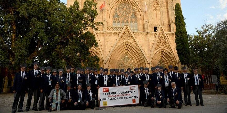 Konyalı Gaziler Kıbrıs'ta Buluştu
