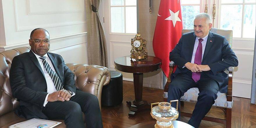 Başbakan Yıldırım, Kongo Demokratik Cumhuriyeti Başbakan Yardımcısını Kabul Etti