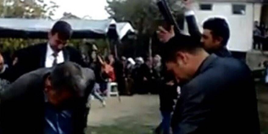 Düğünde magandalar defalarca havaya ateş açtılar