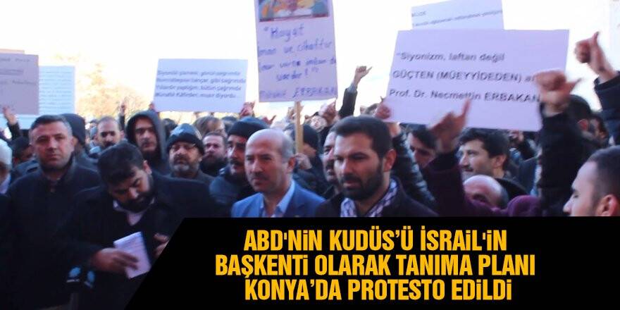 ABD'nin Kudüs'ü İsrail'in Başkenti Olarak Tanıma Planı Protesto Edildi