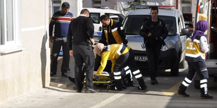 Polisten kaçarken bacağını kırdı 