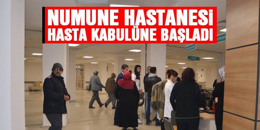 Numune Hastanesi hasta kabulüne başladı