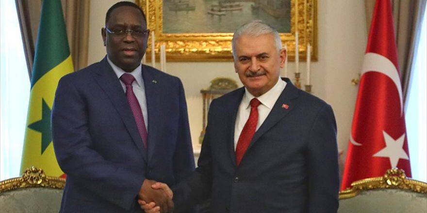Başbakan Yıldırım, Senegal Cumhurbaşkanı Sall'i Kabul Etti