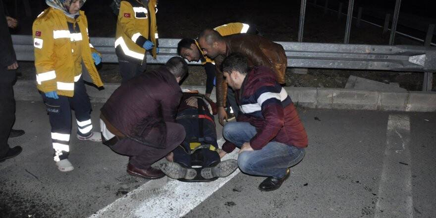 İki otomobilin çarpıştığı kazada 1 kişi yaralandı