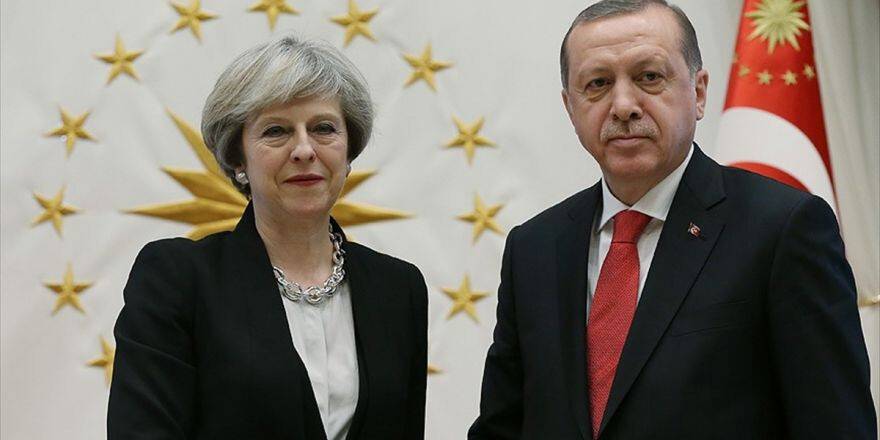 Cumhurbaşkanı Erdoğan, May İle Kudüs'ü Görüştü