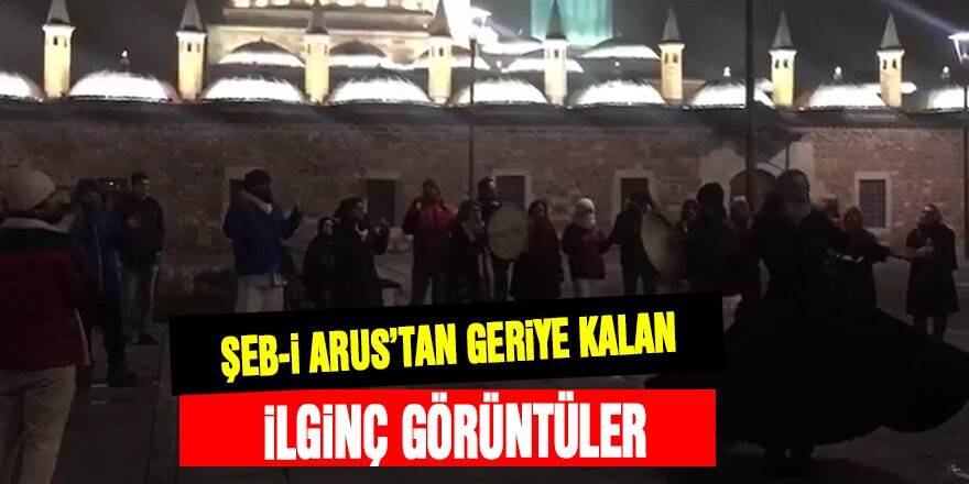 Şeb-i Arus'tan geriye kalan ilginç görüntüler