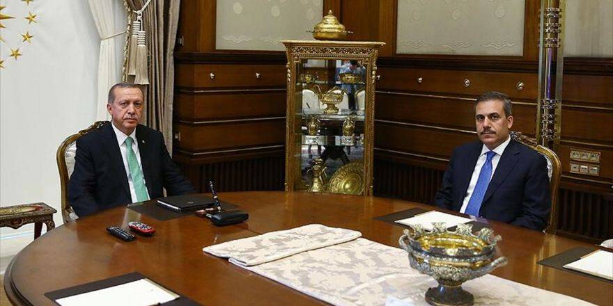 Erdoğan, Mit Müsteşarı Fidan'ı Kabul Etti