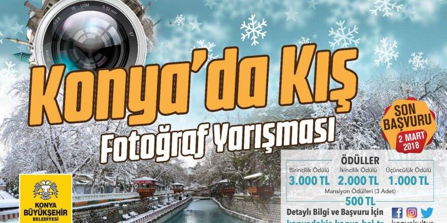 “Konya’da Kış” fotoğraf yarışması