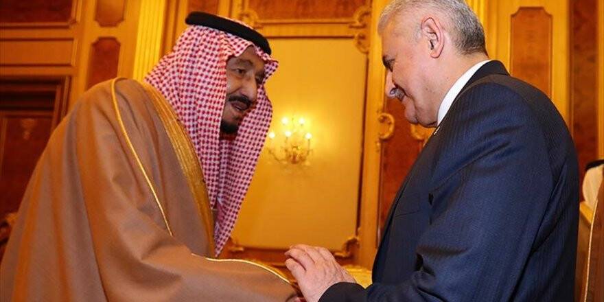 Başbakan Yıldırım Suudi Arabistan Kralı Selman İle Görüştü