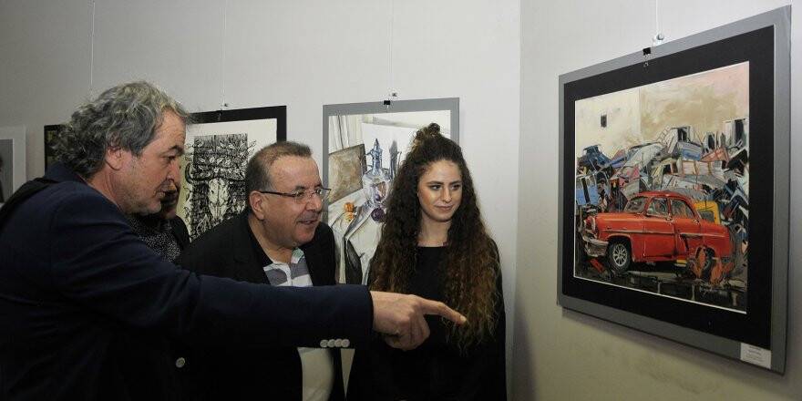 SÜ’de PonART Resim Yarışmaları Sergisi açıldı