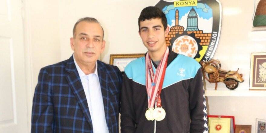 Başkan Karamercan’dan genç sporcuya destek