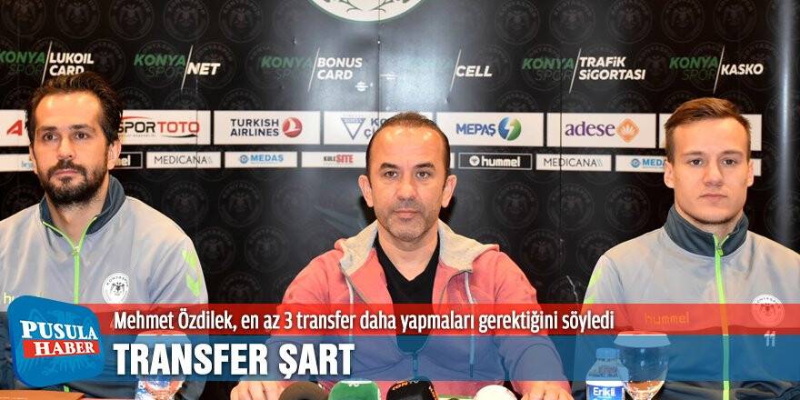 Transfer şart