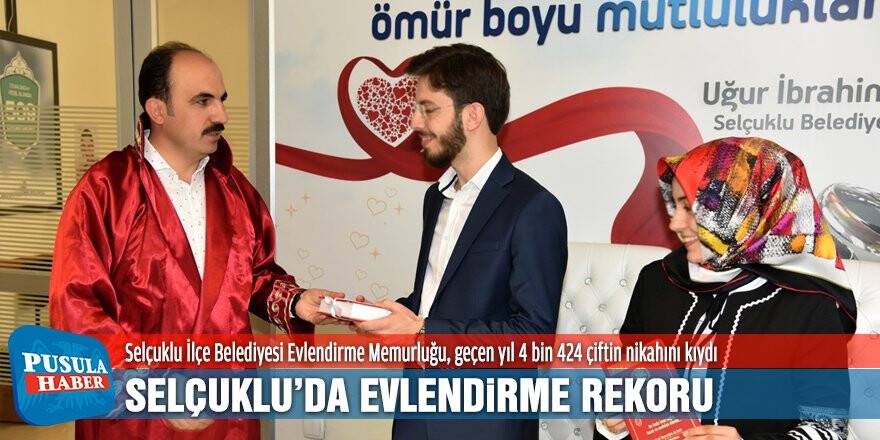 Selçuklu'da evlendirme rekoru