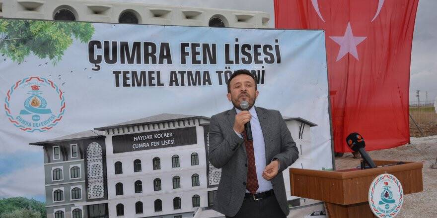 Çumra Fen Lisesi Temel Atma Töreni