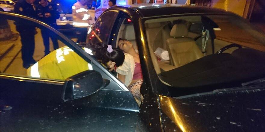  Alkol alan genç kız yarı baygın bulundu 