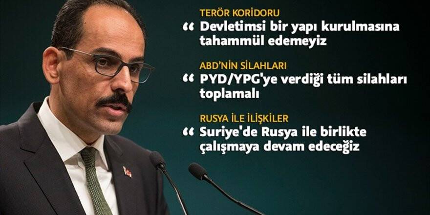 Cumhurbaşkanlığı Sözcüsü Kalın: Pyd-pkk'nın İdeolojisini Kabul Etmeyen Binlerce Kürt Var