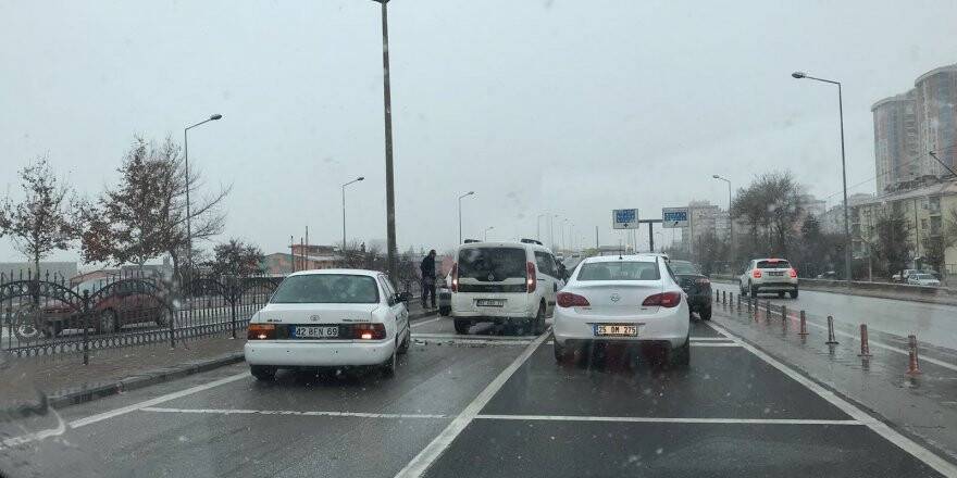 Selçuklu'da zincirleme kaza