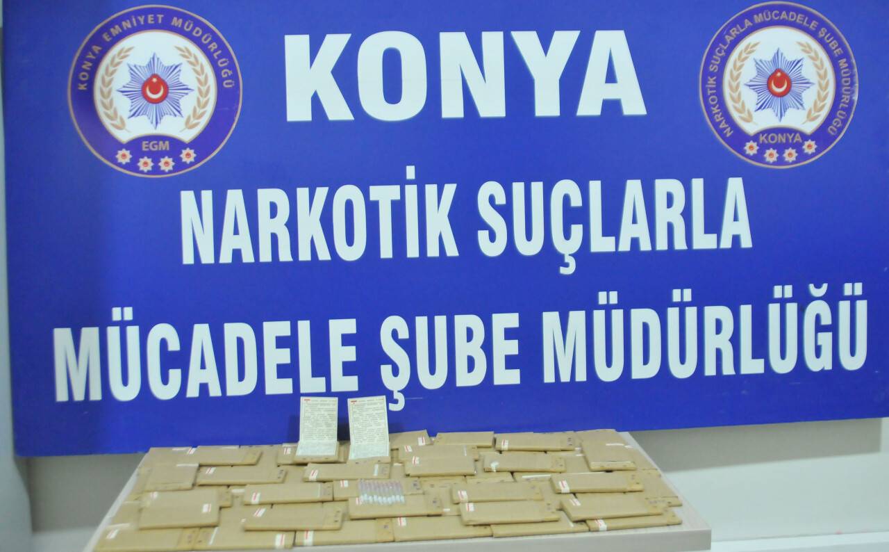 Konya'da  'kobra zehri' operasyonu