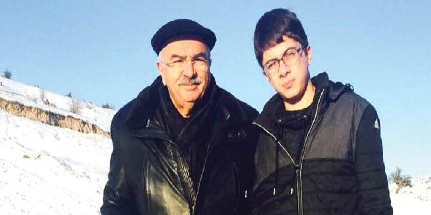 ALİ KEMAL BAŞARAN TORUNU YUSUF İLE KAR YÜRÜYÜŞÜNDE