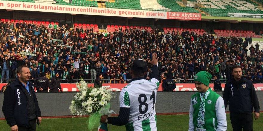 KONYA'DA ETO'O İZDİHAMI