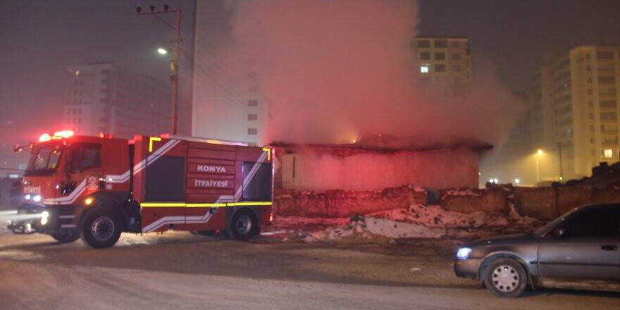 Kılıçaslan Mahallesinde yangın