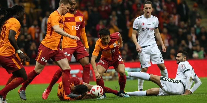 Galatasaray:- Atiker Konyaspor: 4-1