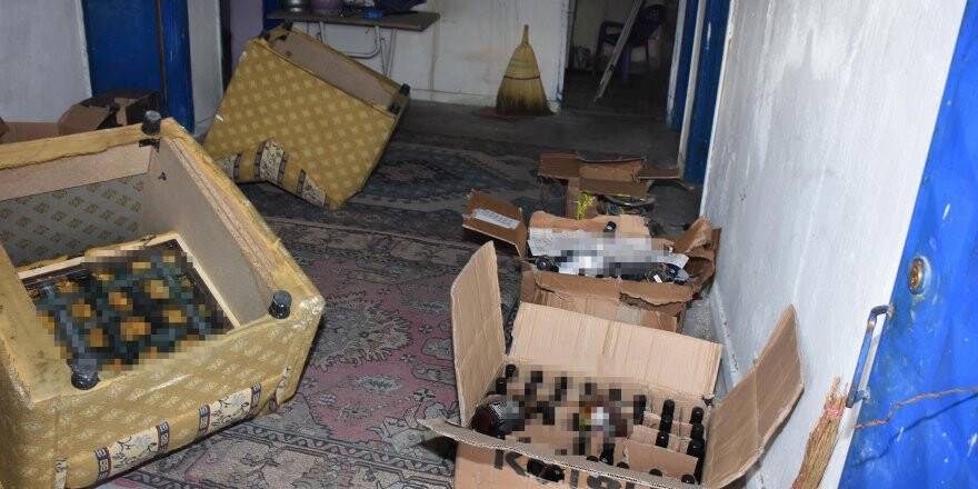 84 şişe sahte içkiyle yakalandı, 'Günde 3 şişe içiyorum' dedi