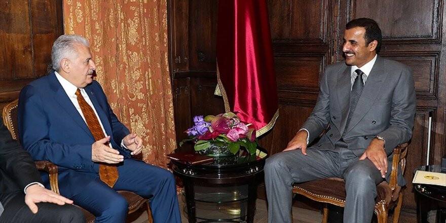 Başbakan Yıldırım, Münih'te Katar Emiri Al Sani İle Görüştü